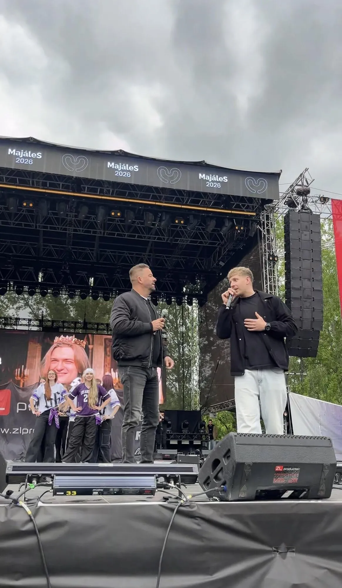 Kryštof a Petr Švancara na hlavní stagi Majálesu Ostrava